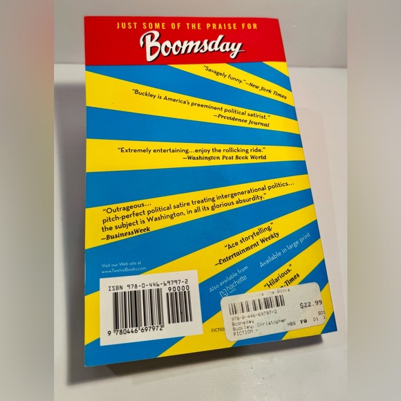 Boomsday Softcover Novel by Christopher Buckley - Picture 2 of 7